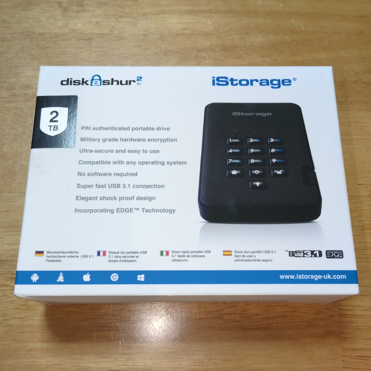 iStorage diskAshur2 2TB HDD拍卖