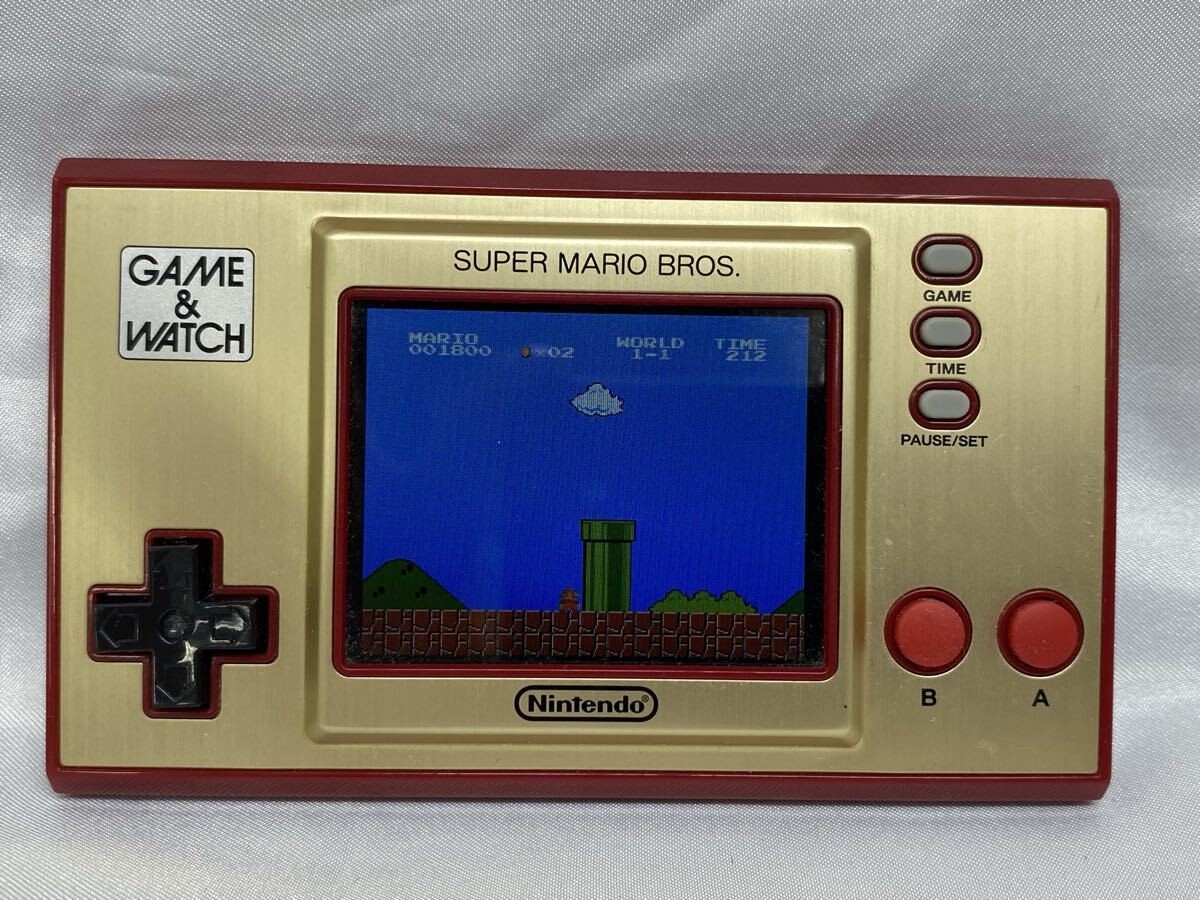 【通電動作確認済】 Nintendo 任天堂 GAME WATCH HXA-001 ゲームウォッチ ニンテンドー マリオ スーパーマリオブラザーズ 携帯型 本体のみ拍卖