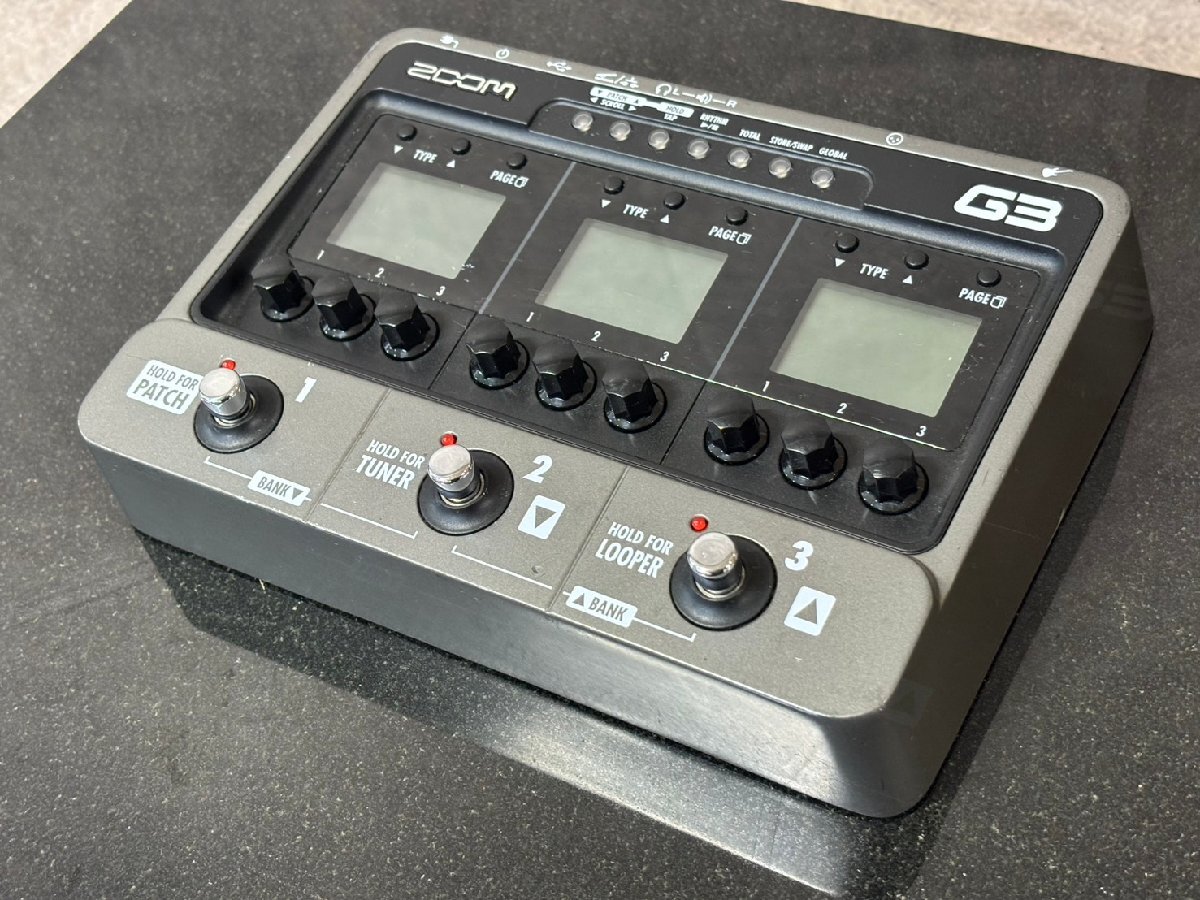 【 G 】8220 ZOOM G3 マルチエフェクター ズーム 3297936拍卖