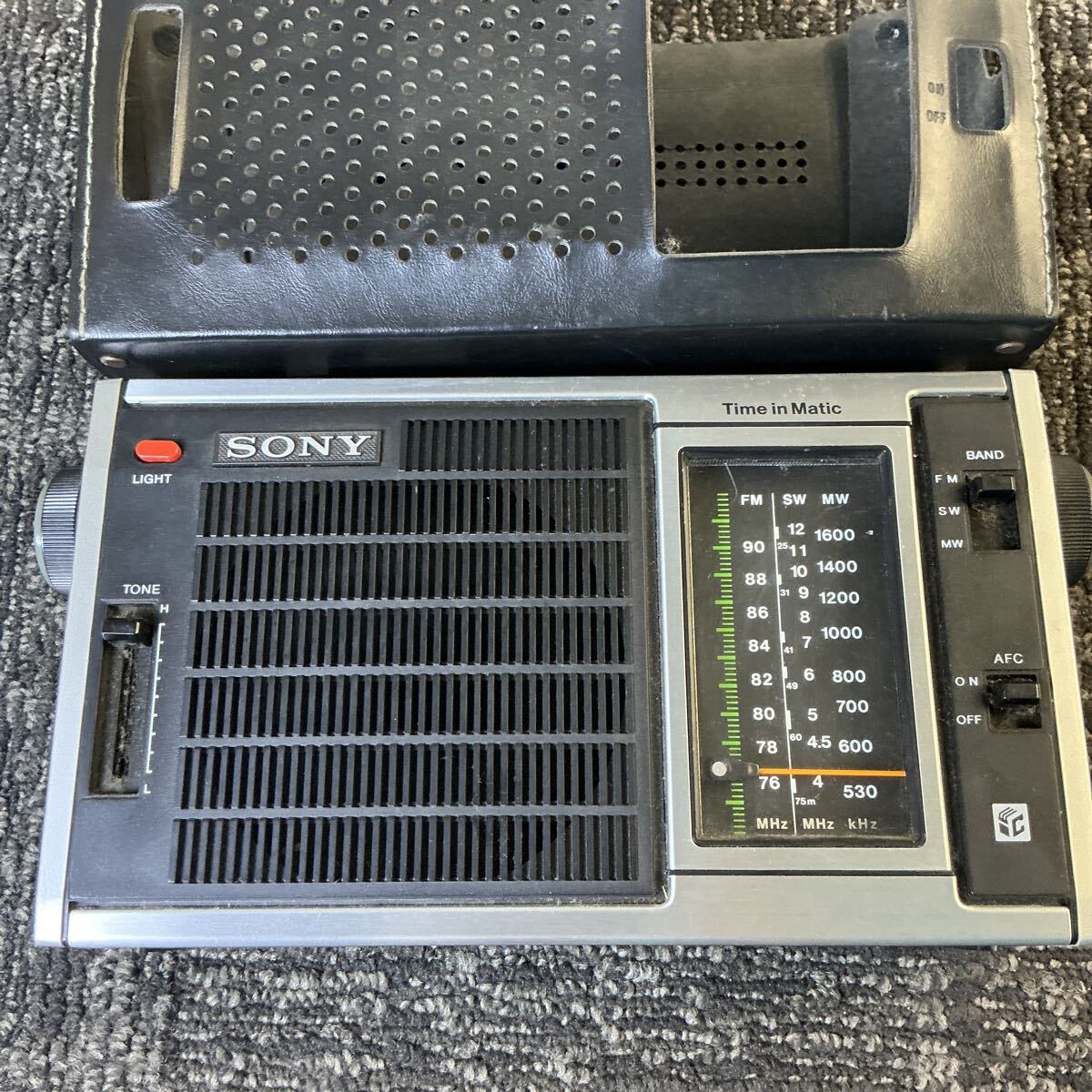 ta578 SONY ICF-5350 3バンド MW SW FM ポータブル ラジオ 当時物 昭和レトロ 現状品拍卖