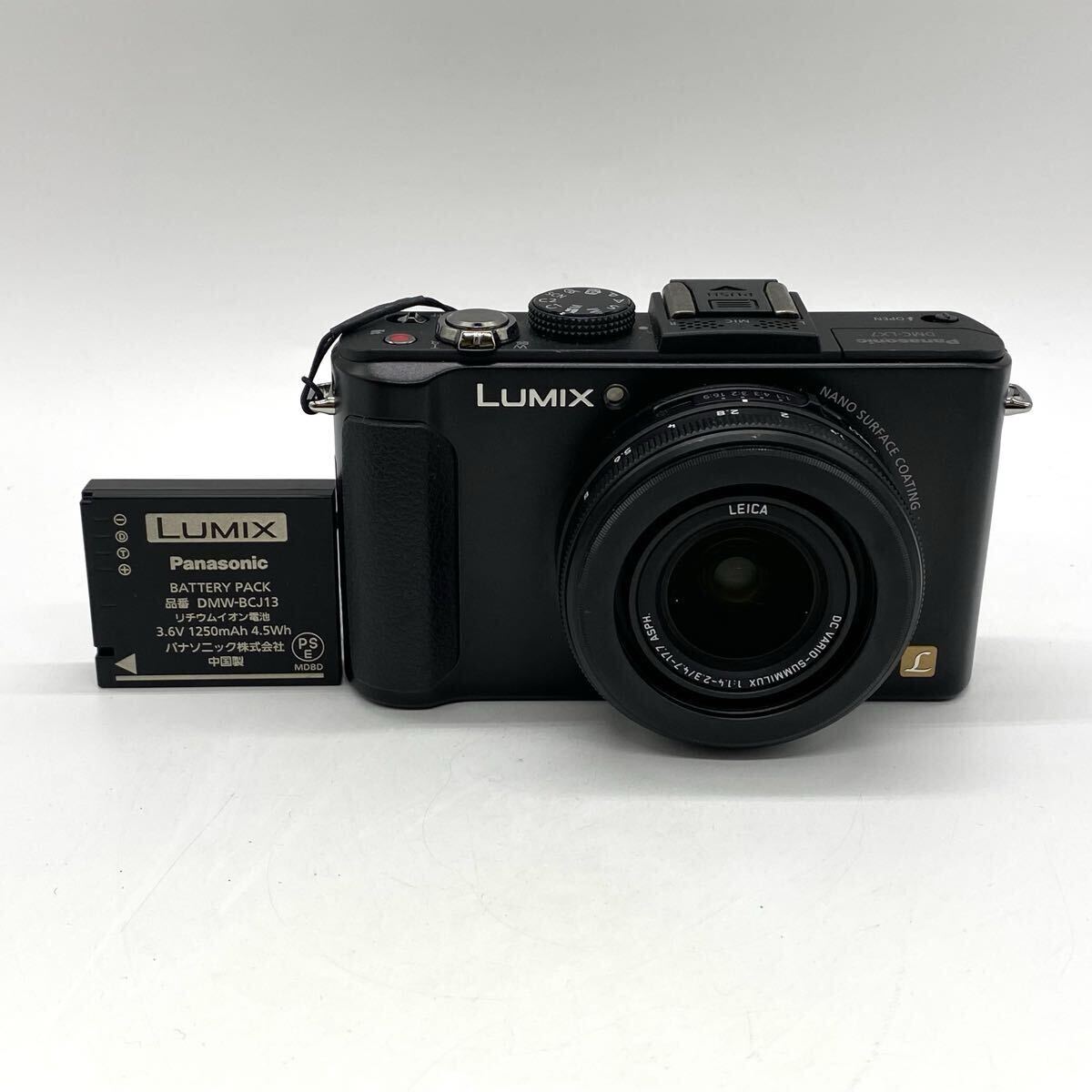 【5山46】1円スタート Panasonic LUMIX DMC-LX7 パナソニック ルミックス デジタルカメラ デジカメ コンデジ 通電確認済み拍卖