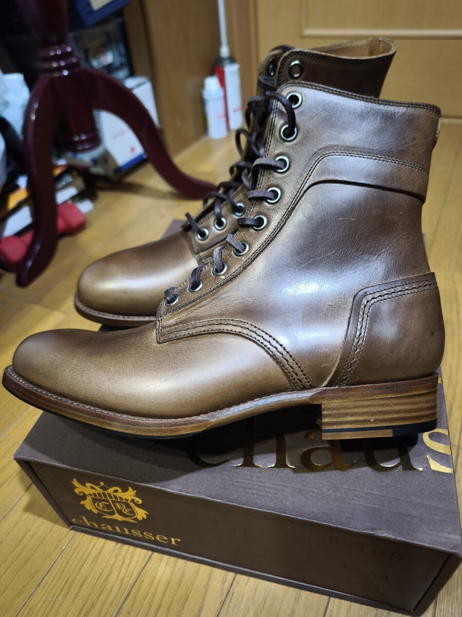 ショセ C-706 LACE-UP BOOTS C-NA 未使用拍卖