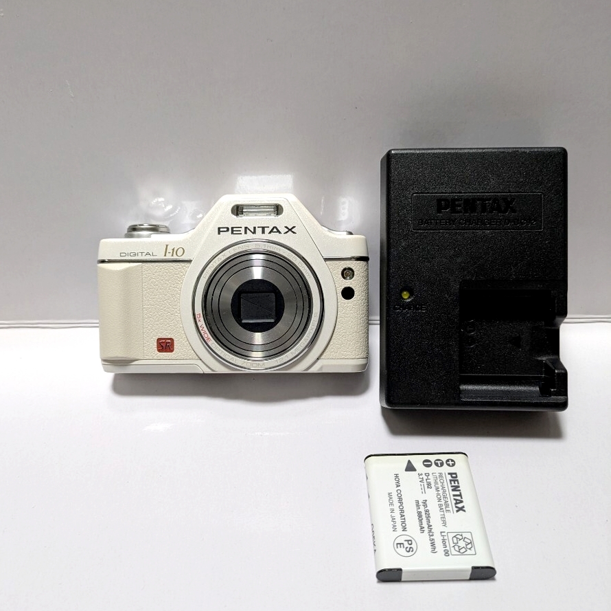 PENTAX Optio I-10 コンパクトデジタルカメラ ペンタックス ホワイト拍卖
