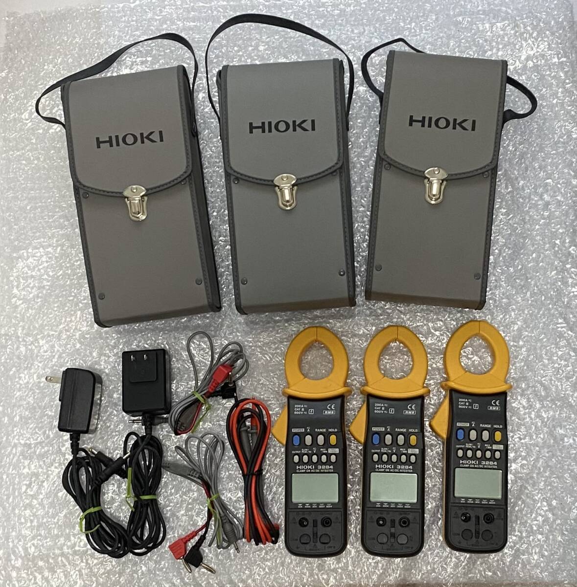 HIOKI 日置 クランプオンAC/DC ハイテスタ 3284 CLAMP ON AC/DC HiTESTER ③台セット拍卖