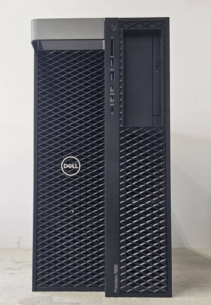 Dell Precision 7920 計56コア102スレッド 2xPlatinum8180 / 128GB Memory / 1TB SSD / 1TB+2TB+8TB HDD / NVIDIA A4000 /Win11ProWS/T7920拍卖