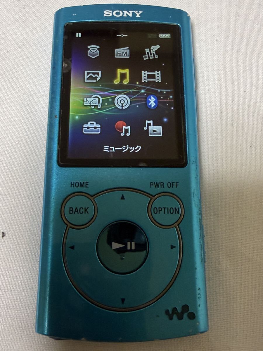 SONY WALKMAN NW-S764 8GB ブルー デジタルオーディオプレーヤー Bluetooth拍卖