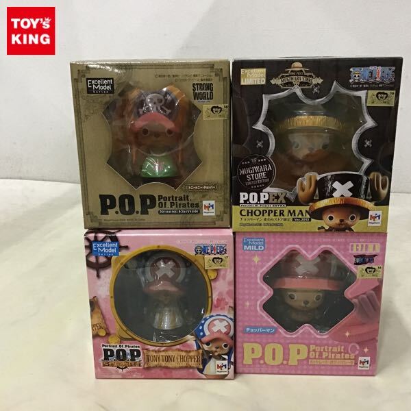 1円~ 未開封 メガハウス ONE PIECE P.O.O チョッパーマン P.O.P STRONG EDITION トニートニー・チョッパー他拍卖