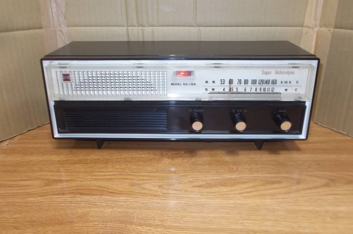 ONKYO 真空管ラジオ OS-195 外部入力あり 整備品,ハム音対策済み#AJ拍卖