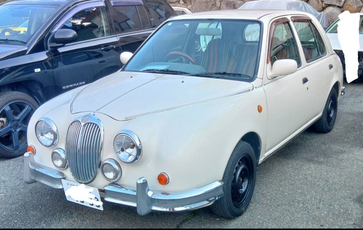 説明欄の整備内容が自慢 読んでください 諸費用無し 光岡自動車 ビュート viewt 極上車 初代ビュート 日産 マーチ拍卖