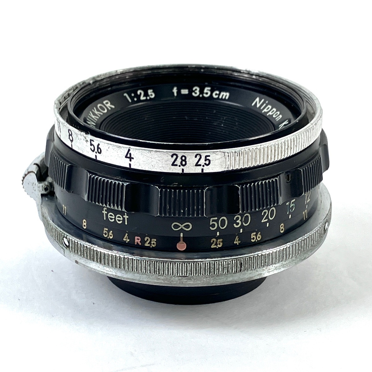 【1円】 ニコン Nikon W-NIKKOR 35mm F2.5 3.5cm 外絞り Sマウント レンジファインダーカメラ用レンズ 【中古】拍卖