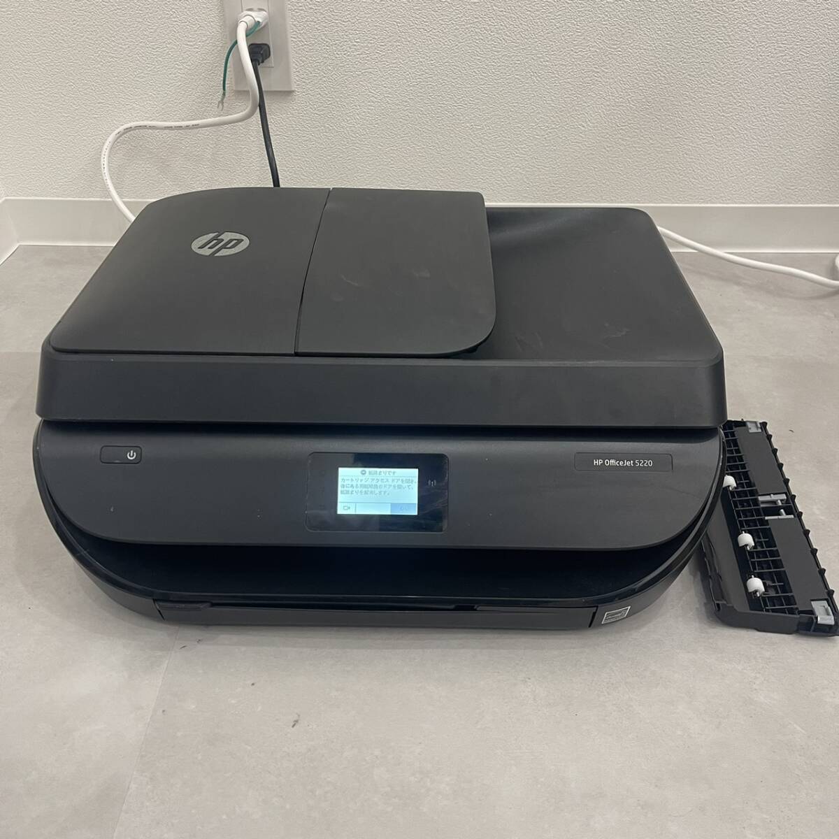 【TG-10】ジャンク HP officejet 5220 Z4B27A インクジェットプリンター 複合機 事務用品 生活家電 tj0035 通電のみ確認 コピー機拍卖