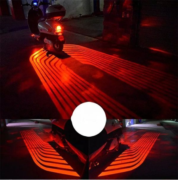 GSX250S GSX400S GSX750S GSX1000S GSX1100S 刀 KATANA 汎用 LEDライト 天使の羽 エンジェル アッパー/サイド/アンダー/カウル 赤拍卖