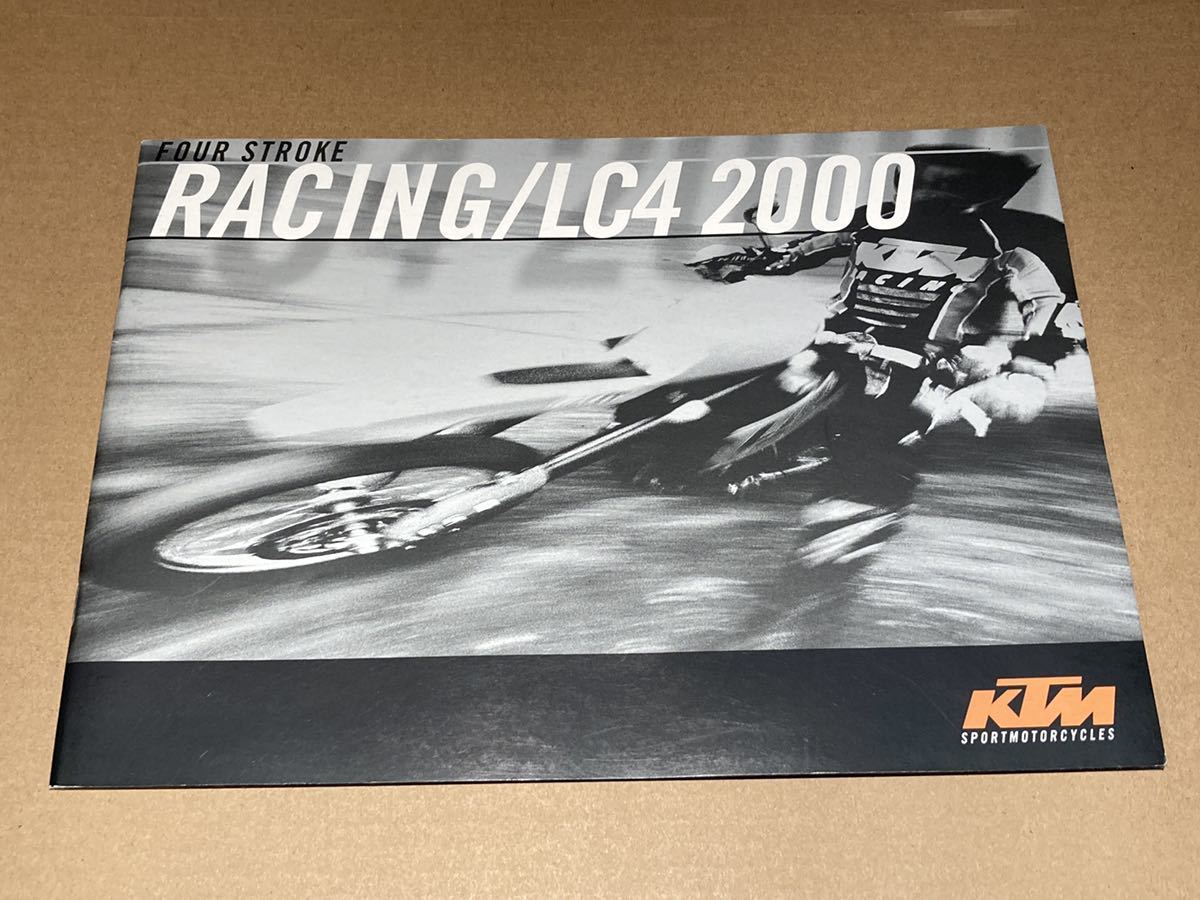 貴重 2000年 KTM Racing/LC4 カタログ 送料185円 英語版 4ストロークモデル 400EXC 520EXC Enduro Supermoto Adventure拍卖