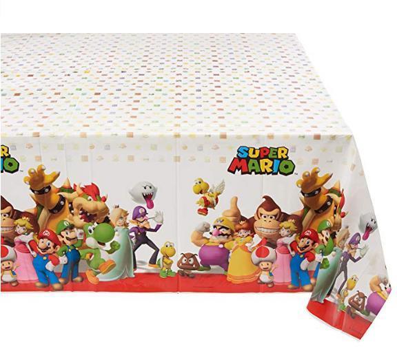 スーパー マリオ ブラザーズ (SUPER MARIO) ビニール テーブルクロス (テーブルカバー) 拍卖