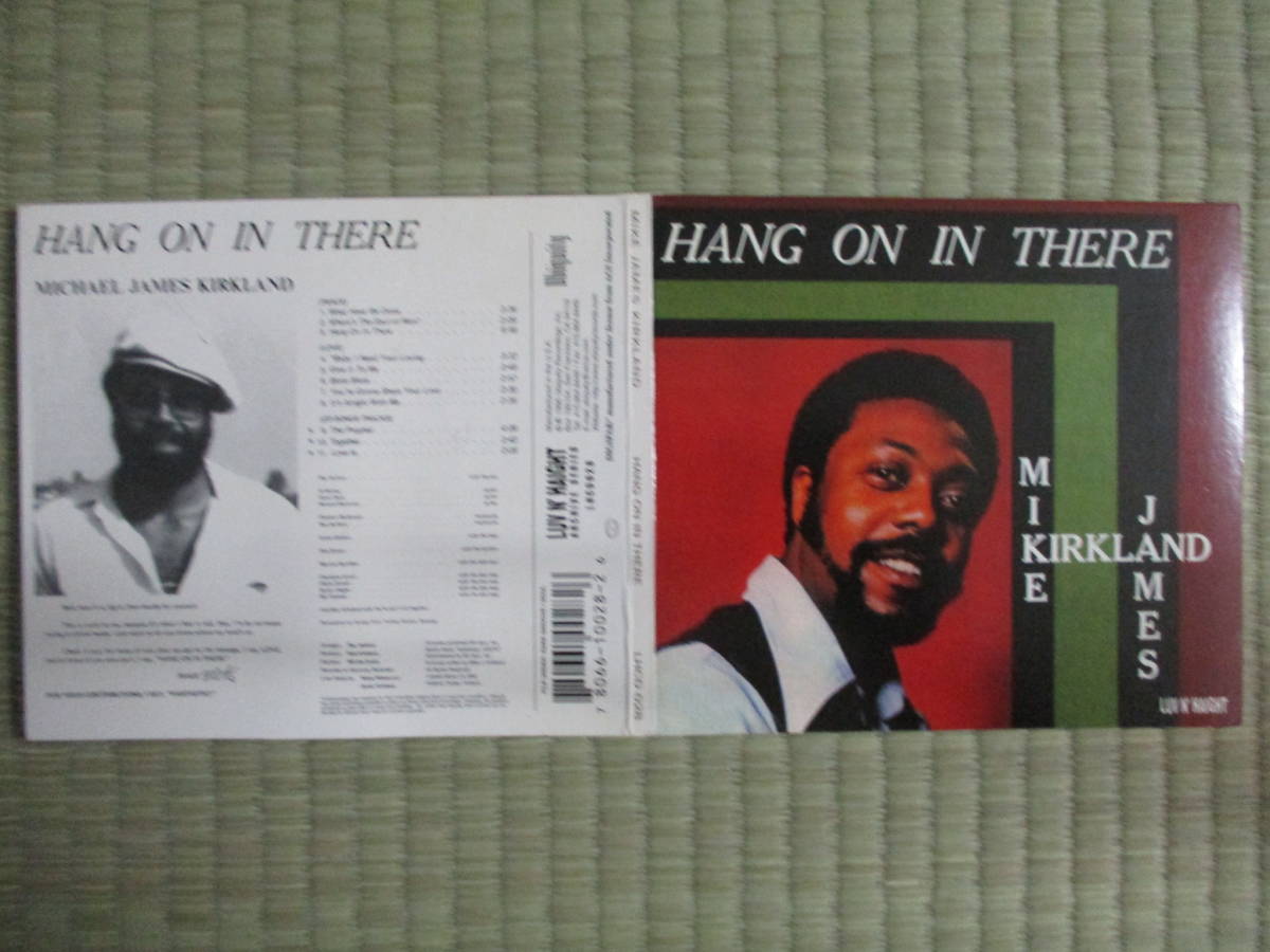 CD (デジパック) Michael James Kirkland「HANG ON IN THERE」輸入盤 LHCD028 美盤 ジャケットに湿気で少したるみ 同名LP+シングルの全11曲拍卖