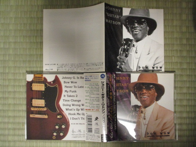 CD Johnny 'Guitar' Watson「BOW WOW」国内盤 PSCW-5349 帯付き 盤・帯・解説・歌詞・対訳とも綺麗拍卖