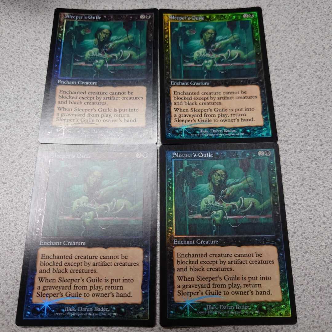 MTG ULG 潜伏工作員の悪知恵 英語foil 四枚セット 即決拍卖