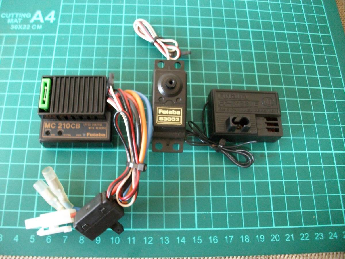 【激安目玉商品】フタバ アンプ/サーボセット(MC210CB)クリスタル無 簡易通電動作確認済 一応ジャンク扱 レターパック送料一律!!拍卖