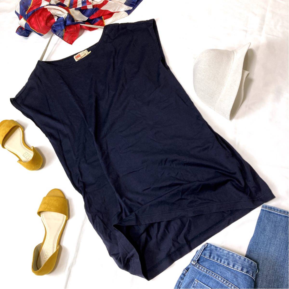 【トラディショナルウェザーウェア】コットンTシャツワンピース チュニック Sサイズ トップス ワンピース フレンチスリーブ拍卖