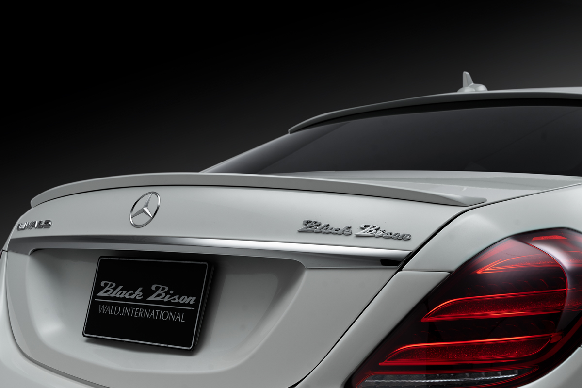 【WALD S-LINE BlackBison Edtion】 Mercedes-Benz W222 Sクラス 17y~ トランクスポイラー S350 S400 S550 S600 ブラックバイソン 2017拍卖