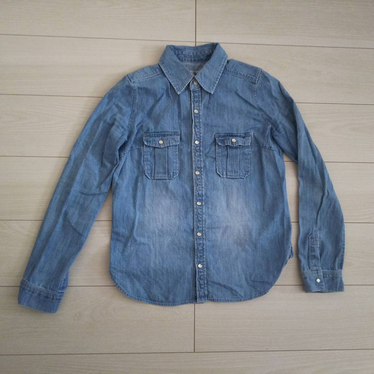 ★アーバンリサーチ URBAN RESEARCH 長袖 デニムシャツ 日本製★拍卖
