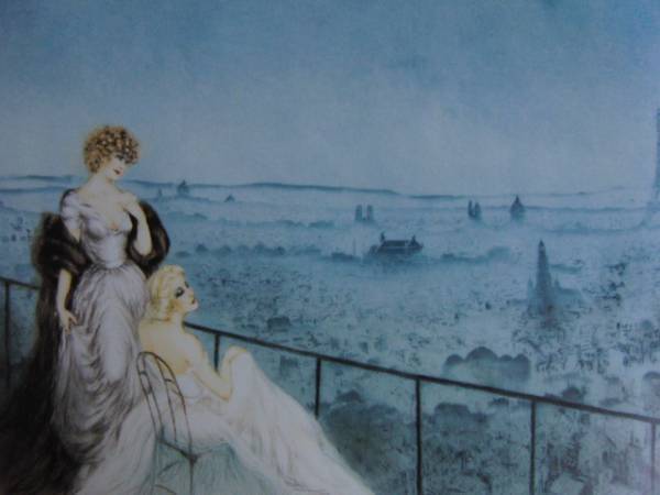 ルイ・イカール、モンマルトルの風景、希少限定額装用画集より、新品高級額装付、状態良好、送料無料、y321拍卖