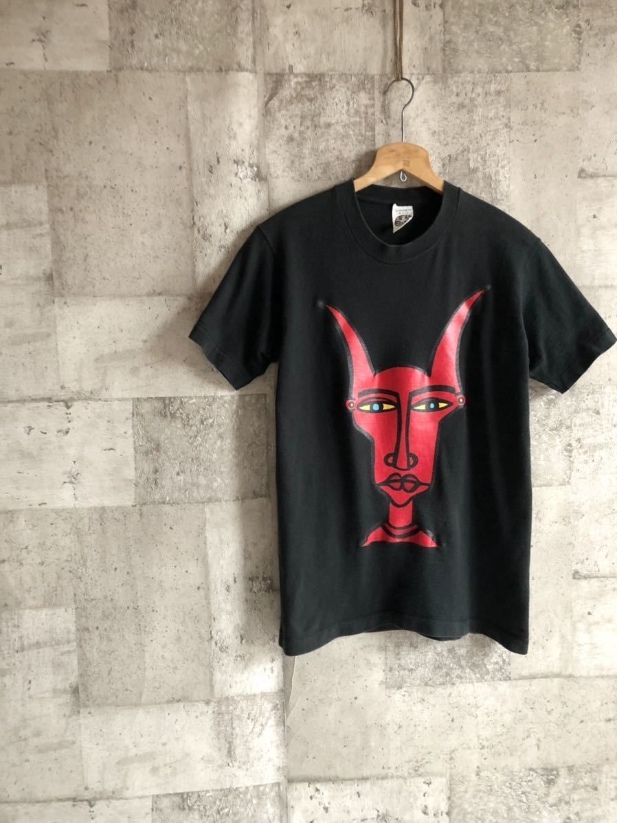 ☆★ 90s~ USA MARCO ART HAND PRINTED NYC マルコアート ハンドプリント ニューヨーク アートTシャツ オールド ビンテージ ★☆拍卖