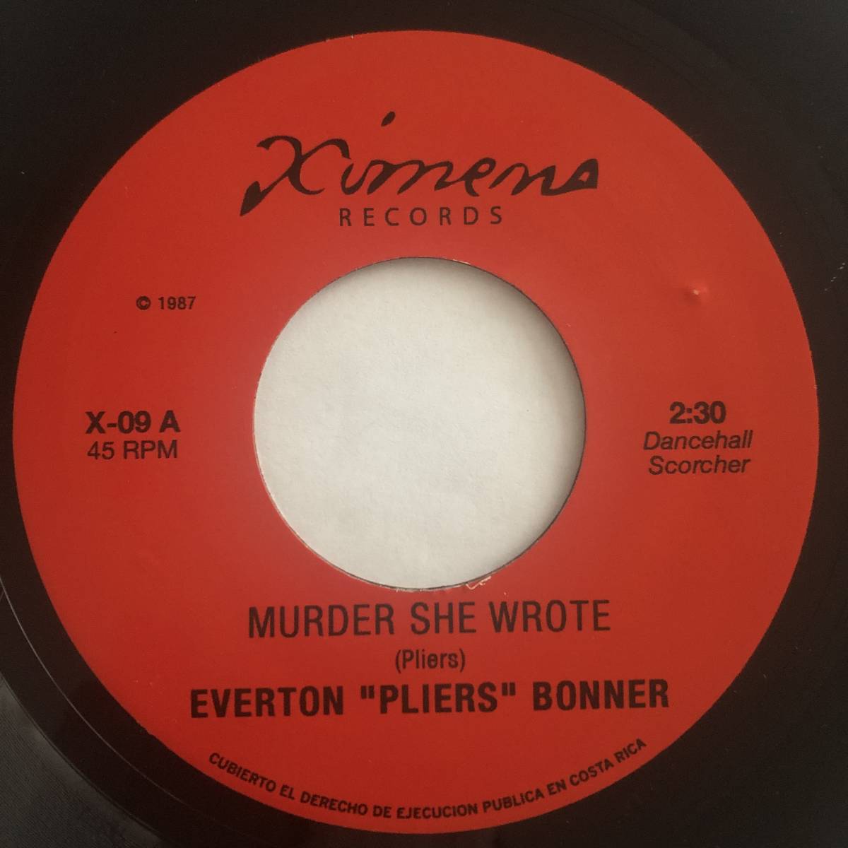 試聴 /PLIERS/MURDER SHE WROTE/SOLID GOLD ORCH./TRACKS OF LOVE/Ximeno Records/Soul/Reggae/big hit !!/7inch拍卖