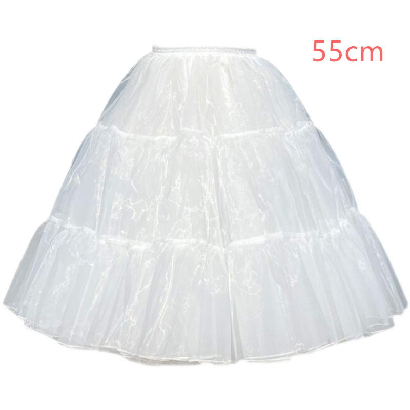 パニエ ふんわり ソフト ロリータ ロリィタ ワイヤー無し デイリーユース 日常 コスプレ レディース ロング ミディアム 55cm コスチューム拍卖