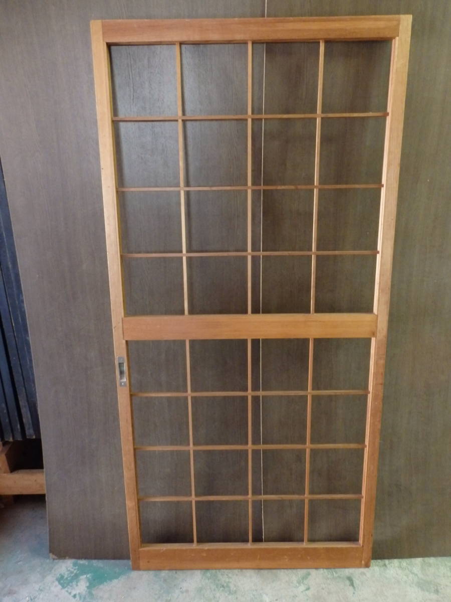 s1042207 古民家建具■障子■2㎜ガラス、アクリル入可■約1m79㎝×87.5cm×厚3cm拍卖