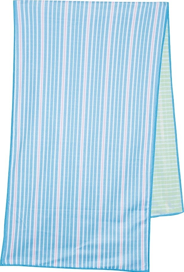 ネッククーラー COO. クールタオル MINT STRIPE 冷感タオル ひんやりタオル ウォータークール ミニタオル 30×100cm UV対策拍卖