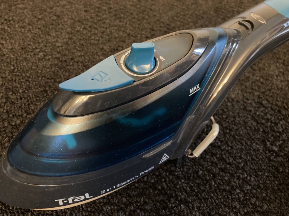 T-faL ティファール 2in1 スチームアンドプレス 8630 ブルー拍卖