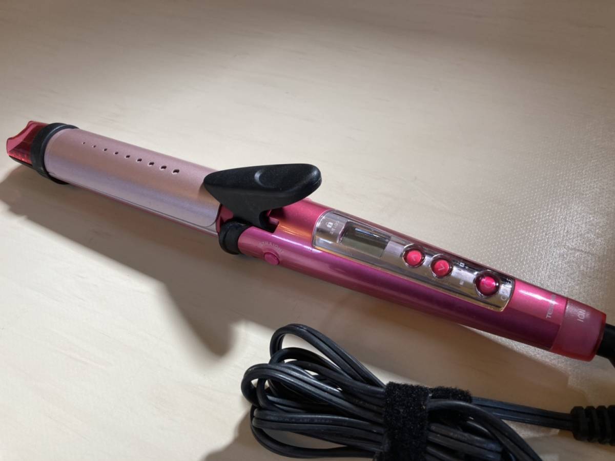 TESCOM テスコム マルチヘアアイロン 2Way ピンク ione マイナスイオン IPW1626P拍卖