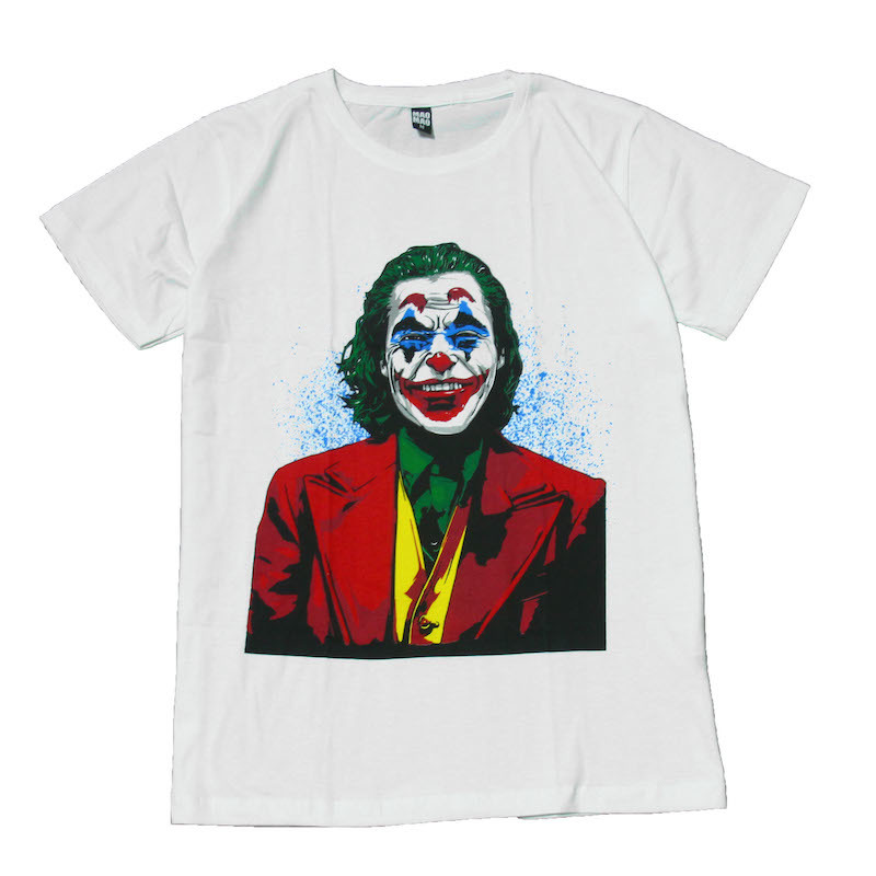 ジョーカー JOKER 映画 ホアキン・フェニックス ストリート系 デザインTシャツ おもしろTシャツ メンズ 半袖★tsr0493-wht-m拍卖