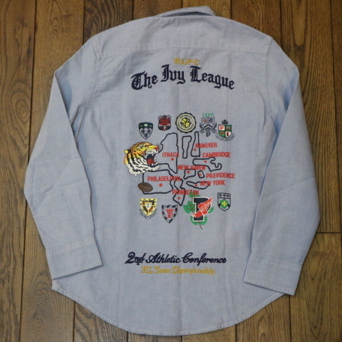 Polo Ralph Lauren キッズ ボタンダウンシャツ 7 RLPC The Ivy League タイガー Pウィング 長袖 ポロ ラルフローレン 子供服 kids 男の子拍卖