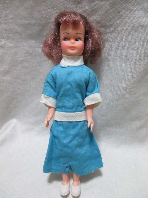 即決★USA ビンテージ 女の子ドール/ブルードレス拍卖