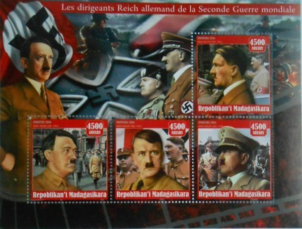 マダガスカル切手『第二次世界大戦』(ヒトラー)A ナチスドイツ拍卖