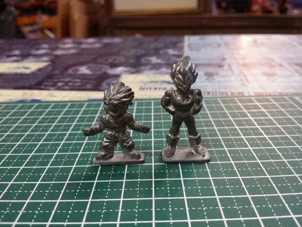ドラゴンボール ベジータ トランクス ミニフィギュア ミニチュア ダイキャスト 非鉄 2体セット拍卖
