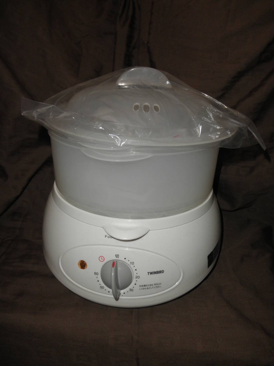 TWINBIRD フードスチーマー ホワイト SP-4137W 未使用自宅保管品拍卖