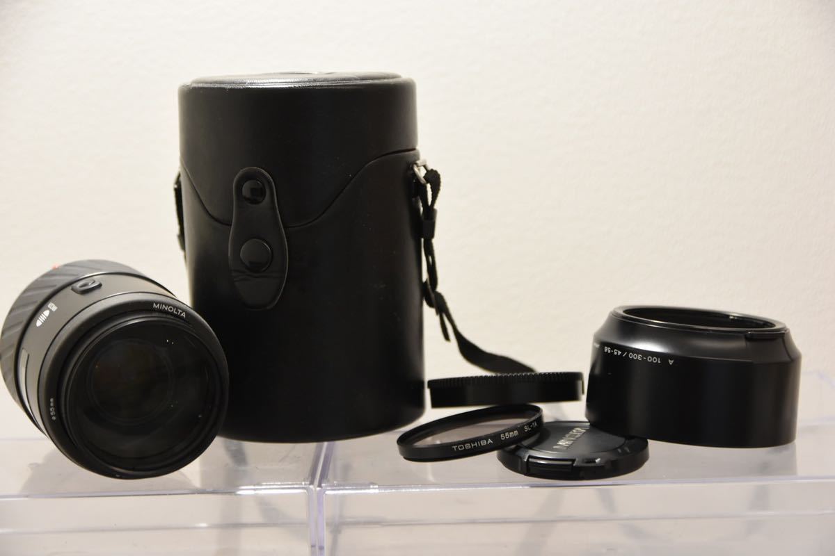 MINOLTA 100-300mm F4.5-5.6 ZOOM AF レンズ LENS Y58拍卖