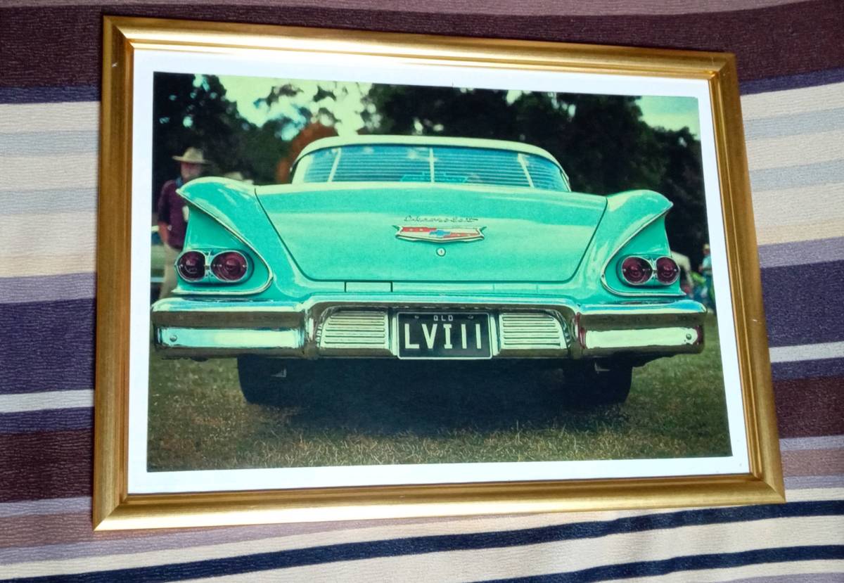 額装その1 クラシックカー ヴィンテージカー アンティークカー 車 レトロ ギフト プレゼント 直接渡し歓迎 送料一律580円拍卖