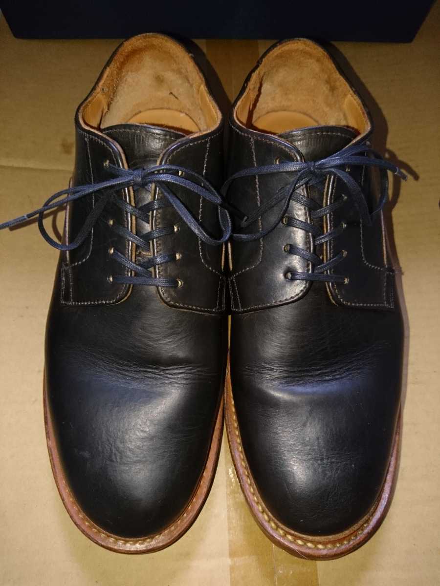 FSC別注 ヴィバーグVIBERGヴァイバー ダービーシューズ チャコール 6.5 オックスフォードブーツ 短靴 プレーントゥ Freemans sporting club拍卖