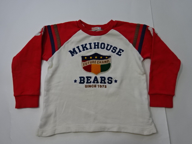 ●ミキハウス miki house トレーナー 110●0511●拍卖