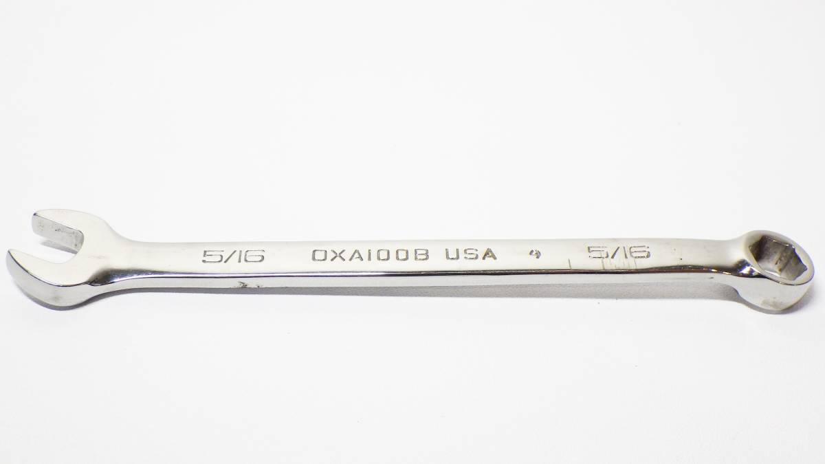 スナップオン snap-on OXA100B ショート コンビネーションレンチ 5/16 税込 領収書可8拍卖