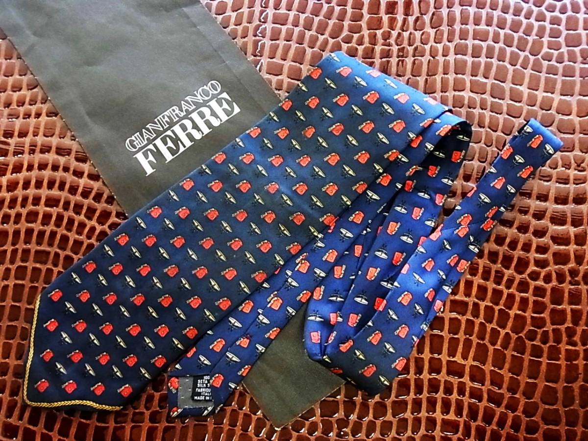 ◇E802R◇在庫処分SALE●【FERRE】ジャンフランコ フェレ【机・テーブル・】ネクタイ拍卖