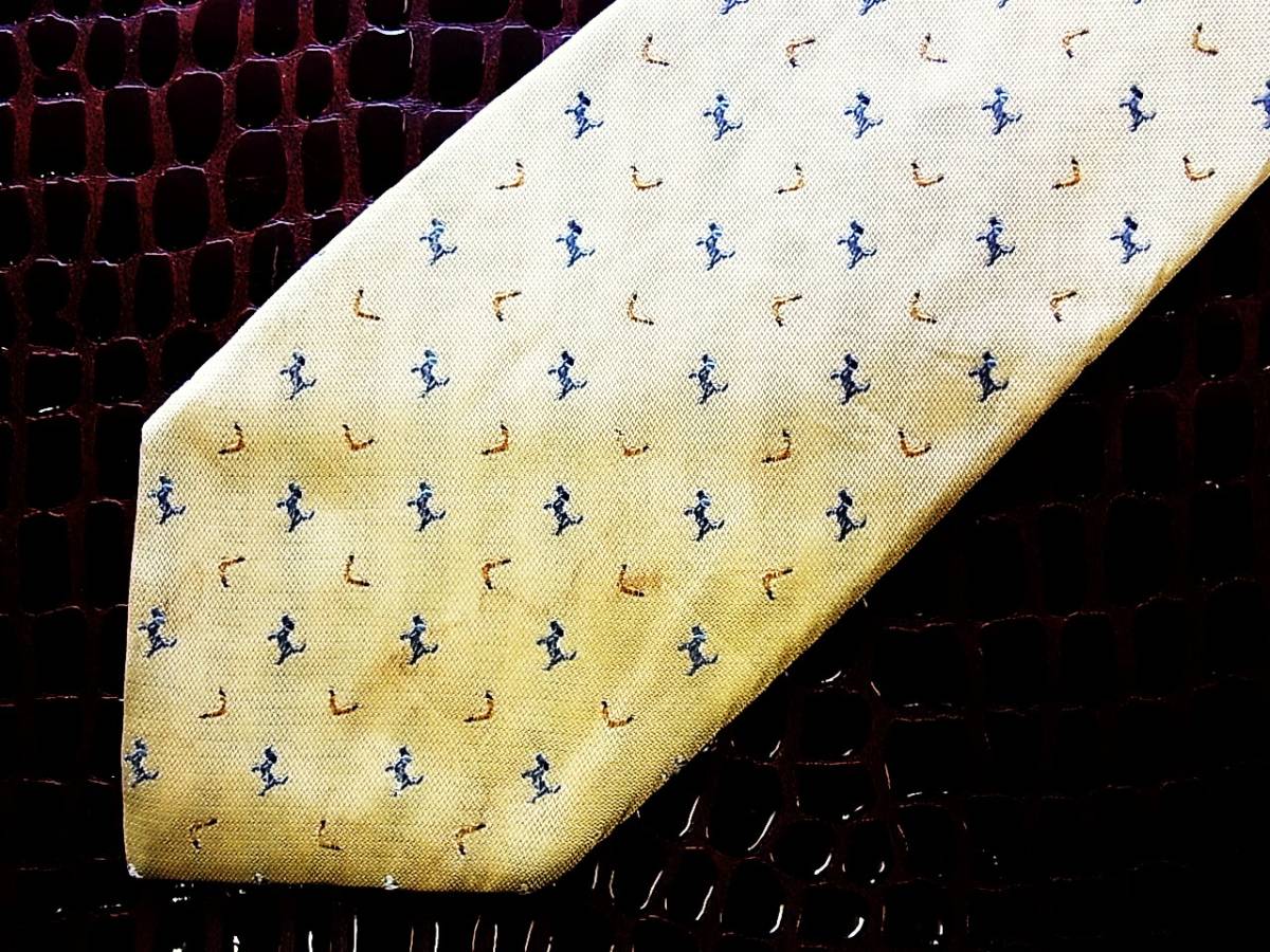 ◇E879R◇在庫処分SALE●ラルフローレン【刺繍・犬・ブーメラン】ネクタイ拍卖