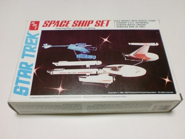 AMT スタートレック スペース シップセット 1983's STAR TREK SPACE SHIP SET 1983 amt/ERTL 6677-10E 拍卖