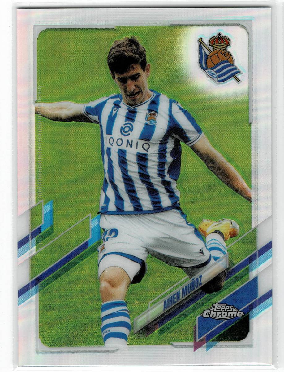 2020-21 Topps Chrome Real Sociedad Aihen Munoz Refractor /25拍卖