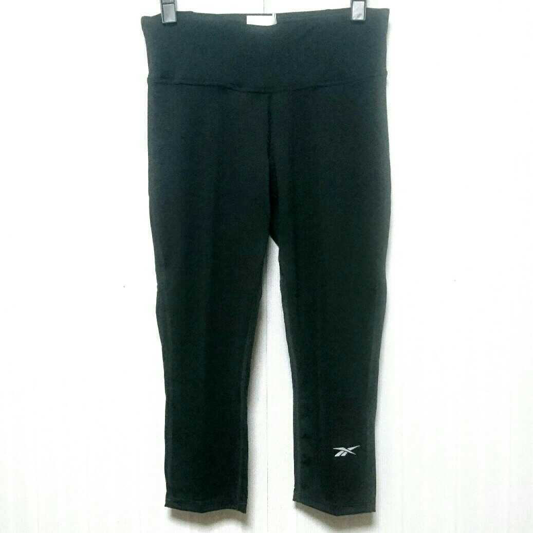 特価/未使用/Reebok/Running Essential/4分の3丈/ランニング エッセンシャル/タイツ/サイズ=M(JASPO)/胴囲=62~66cm/black拍卖