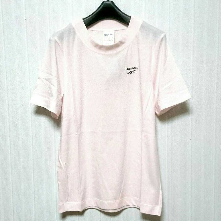 未使用/Reebok/リーボック/レディス/ベクターロゴ/半袖/Tシャツ/サイズ=M(JASPO)/胸囲=81~85cm/Light.pink②拍卖